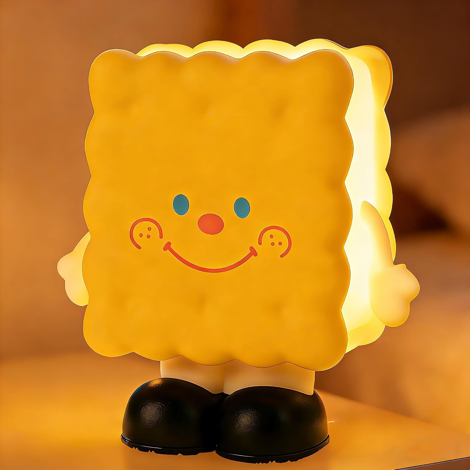 Tarinks Biscuit Night Light for Kids, Rechargeable Baby Night Lights, Portable Sleep Nightlight, Cute Nursery Lamp, Table Lamps for Bedroom…
