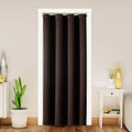 ChrisDowa Blackout Door Curtains for Doorway Privacy, Grommet Closet Curtains for Bedroom Closet Door, Thermal Insulated Temporary Doorway…