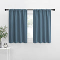 NICETOWN RV Blackout Curtains for Camper Windows, Smoky Blue, 42" x 36", Set of 2, Kitchen Curtains, Short Blackout Drapes, Thermal…