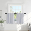 Ponydance Pony Dance Short Drapes for Bathroom Window, Half Curtains for Kitchen Window, loft Thermal Insulated Curtain Tiers for Bedroom/B…