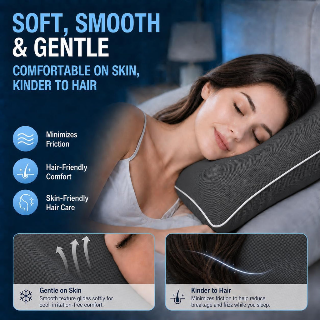 Cieltown Cooling Pillow Cases for Hot-Sleepers: Q-Max ≥0.4 Nylon Spandex Cool-to-Touch for Night Sweats - Waffle Weave for Dry & Com…