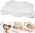 CHxxy Memory Foam Pillows, Cervical Pillow for Neck and Shoulder, Ergonomic Contour Bed Pillow, Soft for Side Sleep Stomach Sleeping and B…