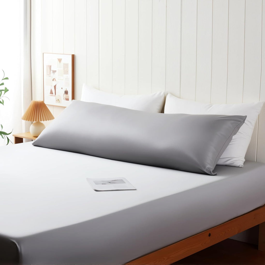 ShunjieHome Body Cooling Pillow Case, Viscose Derived from Bamboo Long Pillow Protectors, 400 TC Soft Silky Breathable Summer Body Pillowcas…