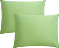 FLXXIE Pillow Cases Standard Size, Soft Microfiber Pillow Covers with Envelope Closure, Wrinkle, Stain Resistant Pillowcases, 2 Piece…