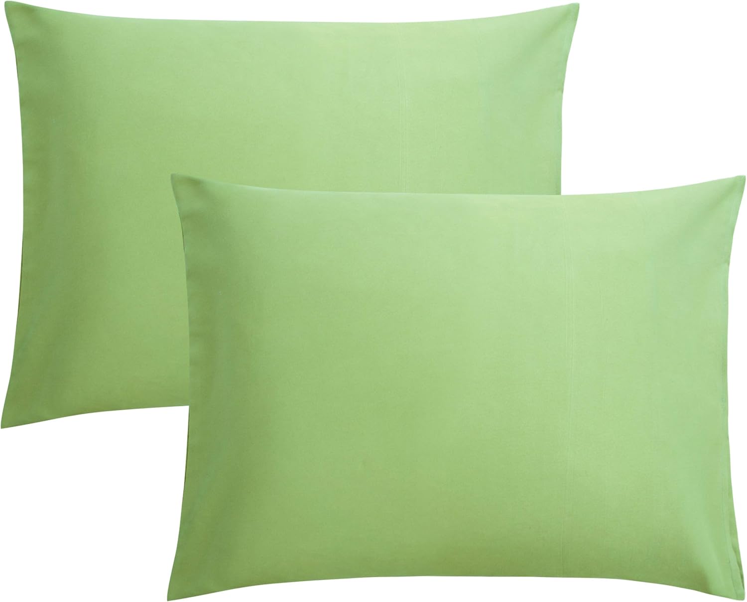 FLXXIE Pillow Cases Standard Size, Soft Microfiber Pillow Covers with Envelope Closure, Wrinkle, Stain Resistant Pillowcases, 2 Piece…