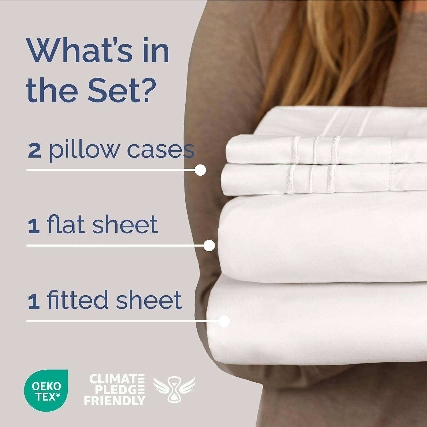 Full Size 4 Piece Sheet Set - Comfy Breathable & Cooling Sheets - Hotel Luxury Bed Sheets for Women & Men - Deep Pockets, Easy-Fit, Extra…