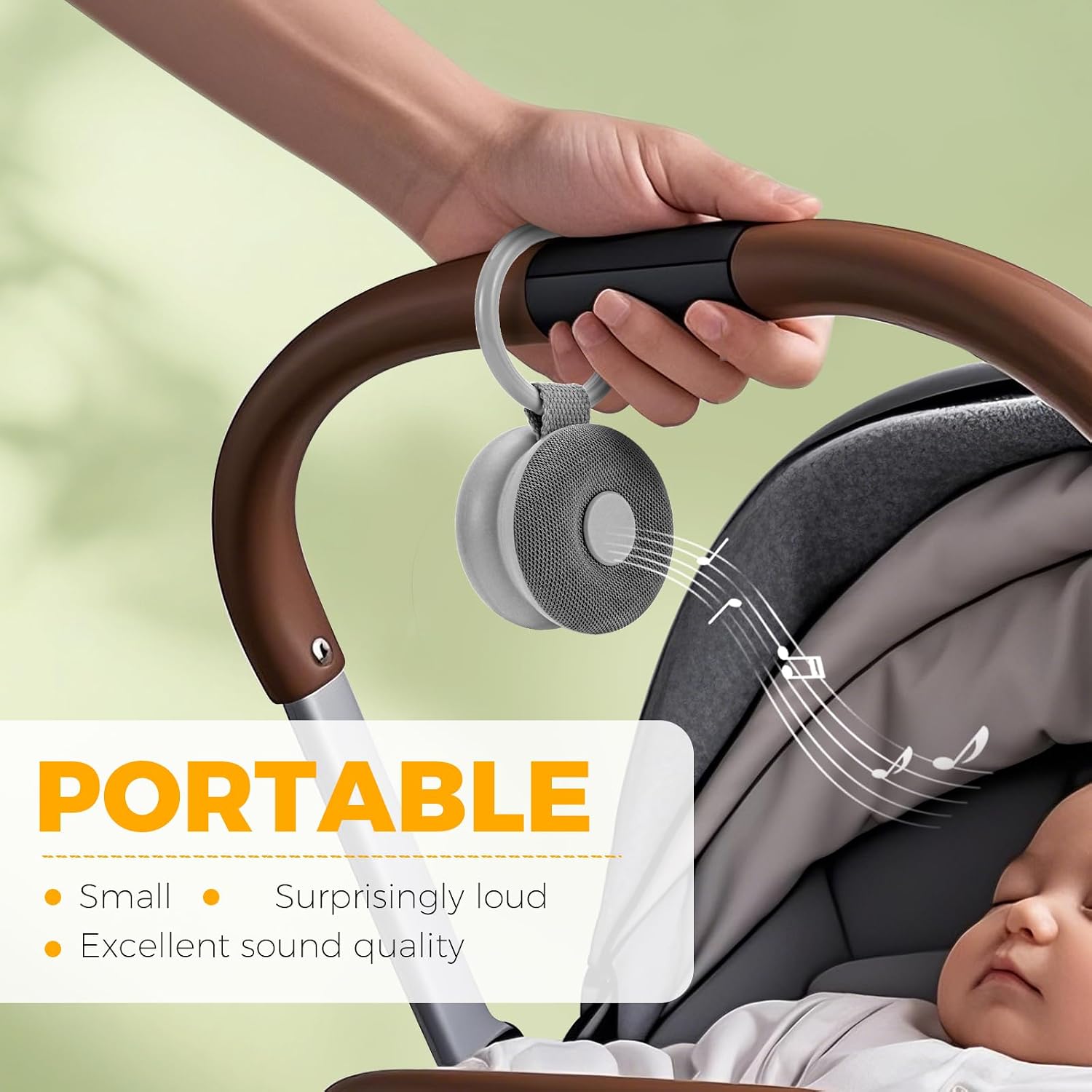 Portable Sound Machine - White Noise Sound Machine for Baby, Travel Donut Sound Machine for Sleep, 15 Soothing Sounds & 7 Colors Night…