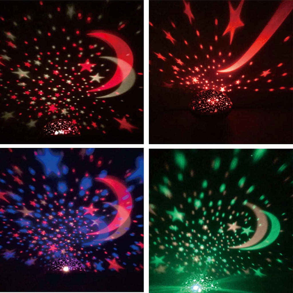 Kids Standard Star Projector Night Light | 360° Rotating LED Color Changing Star Lamp, Sleep Night Light for Bedroom & Nursery, Birthday…