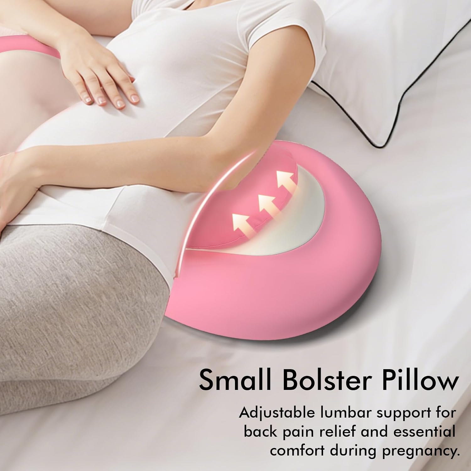 Pregnancy Pillows for Sleeping, Memory Foam W Shaped Maternity Pillow for Pregnant Women, Adjustable Travel Pregnancy Wedge Pillow with…