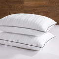 Downluxe Goose Feather and Down Pillows - Hotel Collection Feather Pillows for Back, Stomach or Side Sleepers, Bed Pillows King Size Set of…