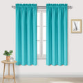 Dwcn Blackout Curtains – Thermal Insulated, Energy Saving & Noise Reducing Bedroom and Living Room Curtains, Turquoise, W 42x L 63 Inch, Se…