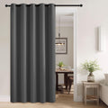 Rybhome RYB HOME Grey Total Blackout Curtains for Bedroom, Wide Thermal Insulated Privacy Curtains for Sliding Glass Doors/Patio Door/Livin…