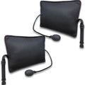 2Pack Inflatable Lumbar Support Pillow for Office Chair and Car Seat, Back Support Cushion with Air Pump for Reducing Lower Back Pain