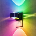 Briignite Night Light Projector, RGB Color Changing Night Light for Kids, 180° Rotating Night Lights Plug into Wall, Dusk to Dawn Sensor…
