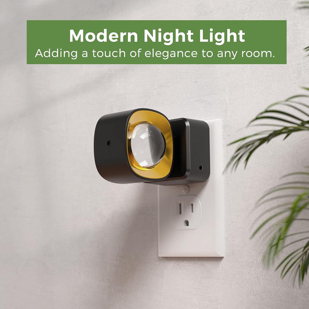 L LOHAS LED Night Light Projector, Night Lights Plug into Wall, Dusk to Dawn Sensor, Rotating Nightlight for Kids, Soft White Ambient…