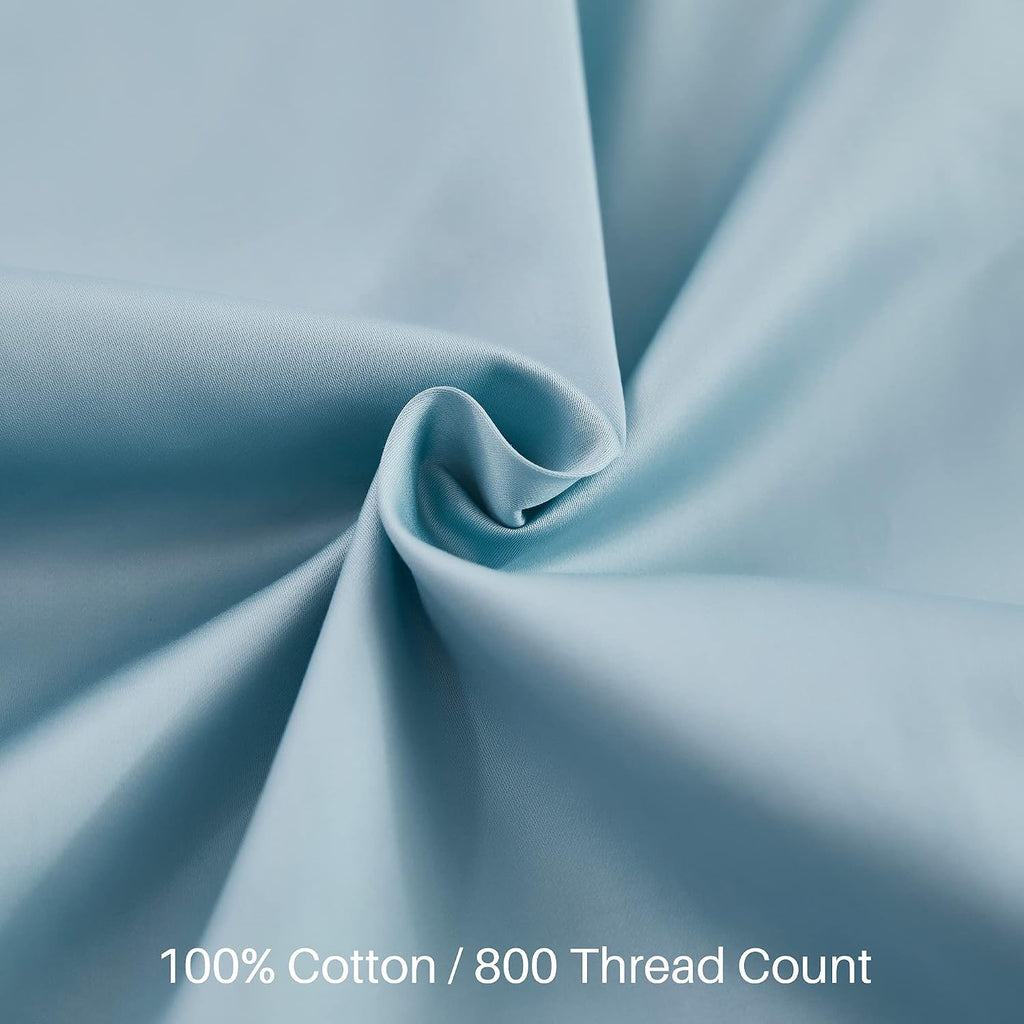 Oubonun 100% Cotton Body Pillowcase - 800 Thread Count/21x54, Moisture Absorbent and Breathable, Hotel Body Pillow Cover for All Seasons, L…