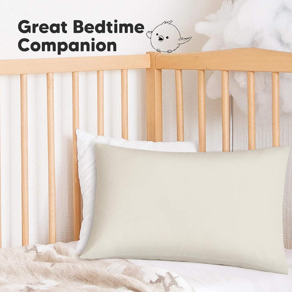 KeaBabies Toddler Pillowcase 13"x18" - Organic Cotton Toddler Pillowcase for Kids, Boys, Girls, Soft & Durable Cotton Cover for Miniature…