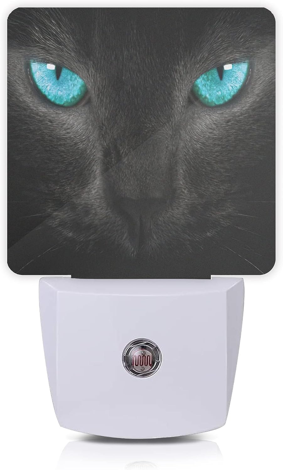 Cat Night Light, Black Cat Eye Plug-in Night Lights with Dusk-to-Dawn Sensor for Girlfriend/Boyfriend Gift Sleep Friendly lamp for…