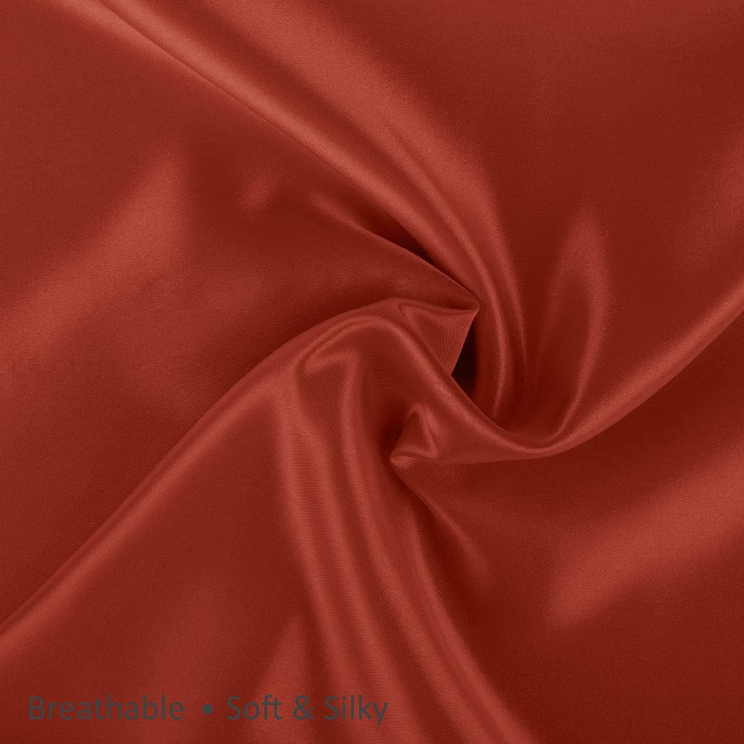 Blissford Satin Pillowcase with Zipper, for Hair and fabric comfort, Feels Soft and Cool Like a Silk Pillowcase, Satin Pillow Cases 2…