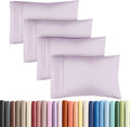 King Pillow Cases Set of 4 - Ultra Soft Hotel Quality Pillowcase Covers - Comfy, Cozy & Wrinkle Free - Shrinkage and Fade Resistant…