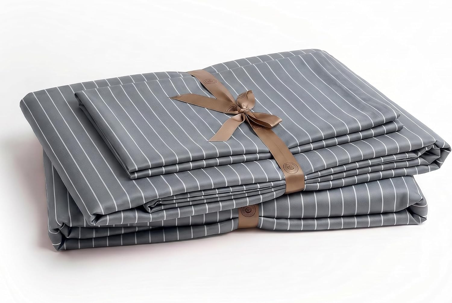 Perupima Peru Pima 415 Thread Count Percal Full Sheet Set - 100% Peruvian Pima Cotton, 4 Piece (Flat, Fitted, 2 Pillowcases) - Cooling, Cri…
