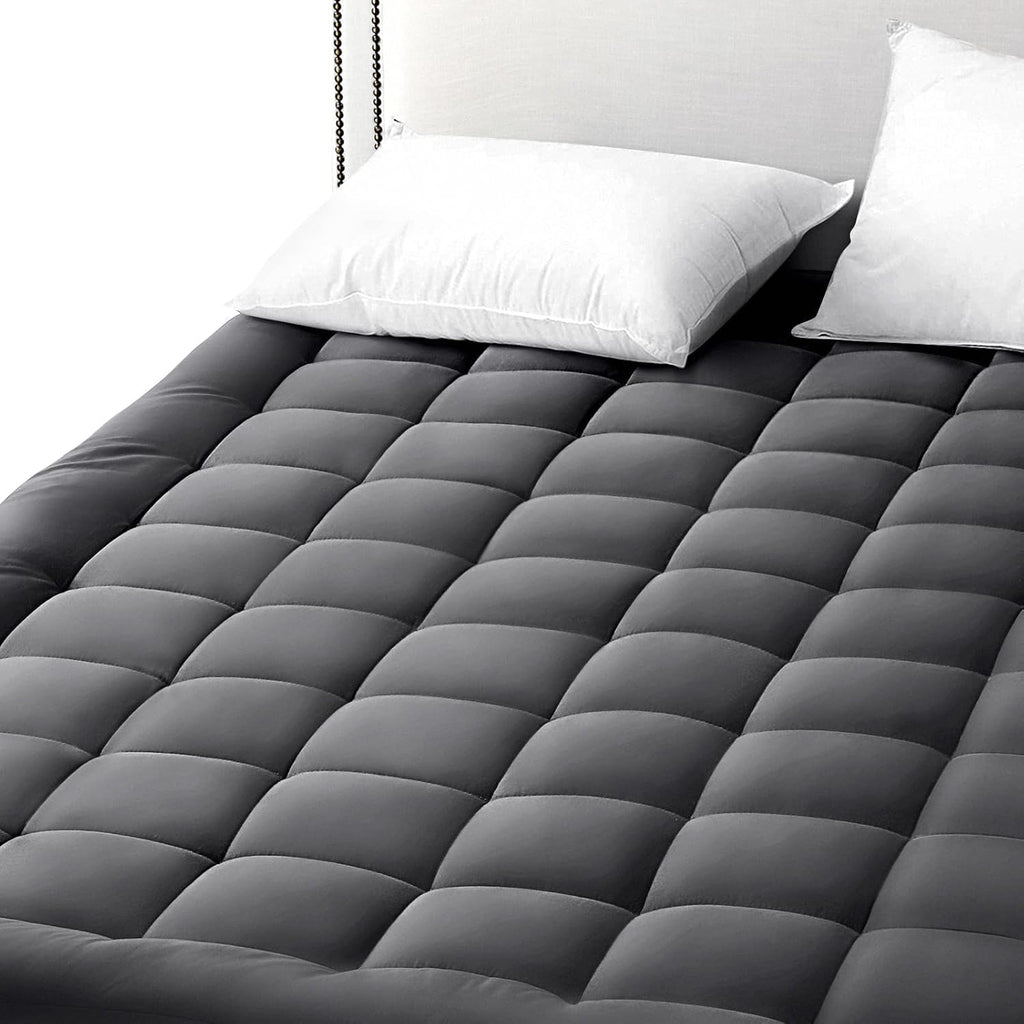 EASELAND Full Size Mattress Pad Pillow Top Cover Quilted Fitted Protector Cotton Top 8-21" Deep Pocket Cooling Mattress Topper (54x75…