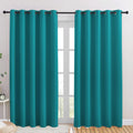 NICETOWN Blackout Draperies Curtains for Kids Room, Window Treatment Thermal Insulated Solid Grommet Blackout Drape Panels for Bedroom…