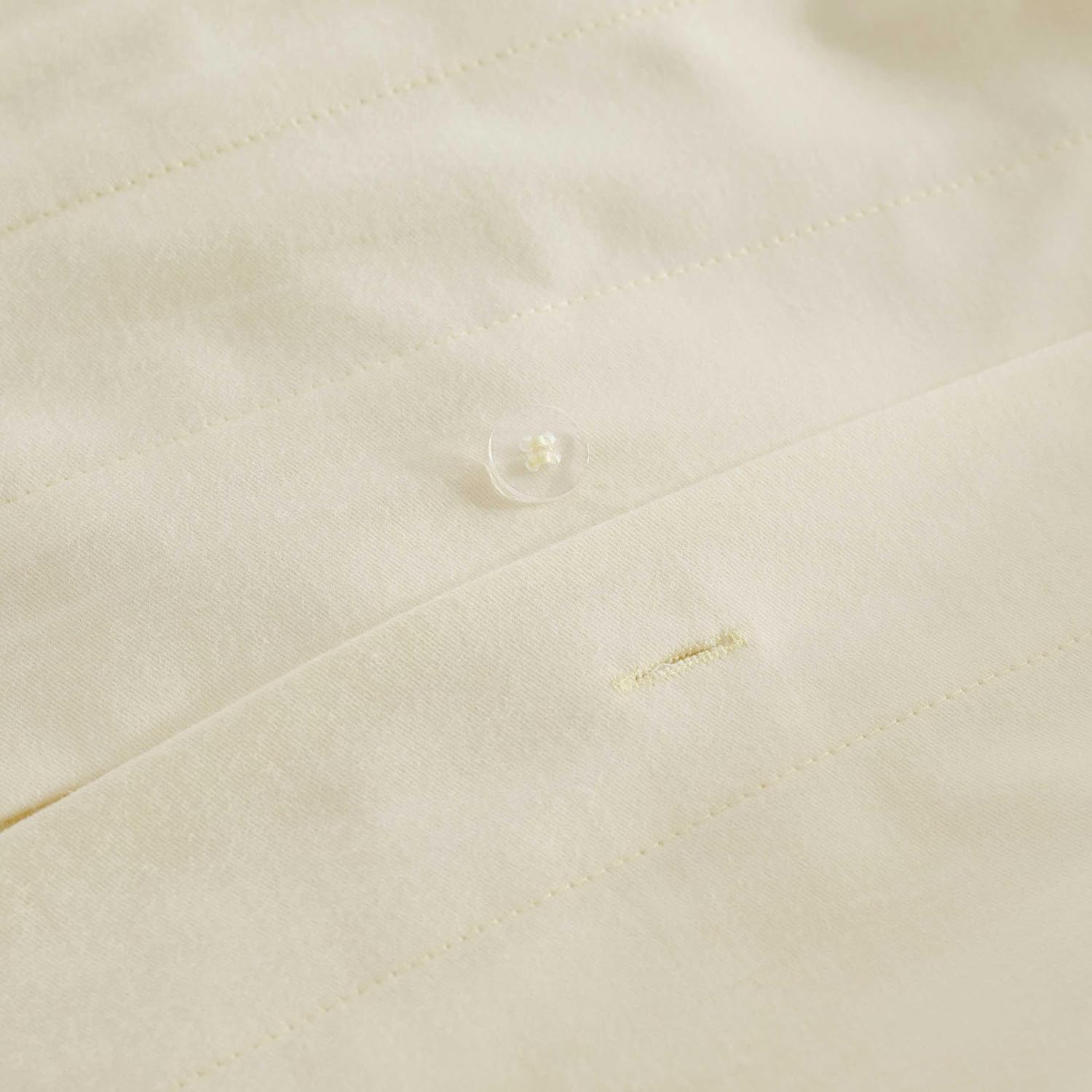 MarthaStewart Martha Stewart - Queen Duvet Cover Set, 100% Soft Cotton Blend Bedding, Corner Ties & Button Closure, 3 Piece Bed Set with Ma…