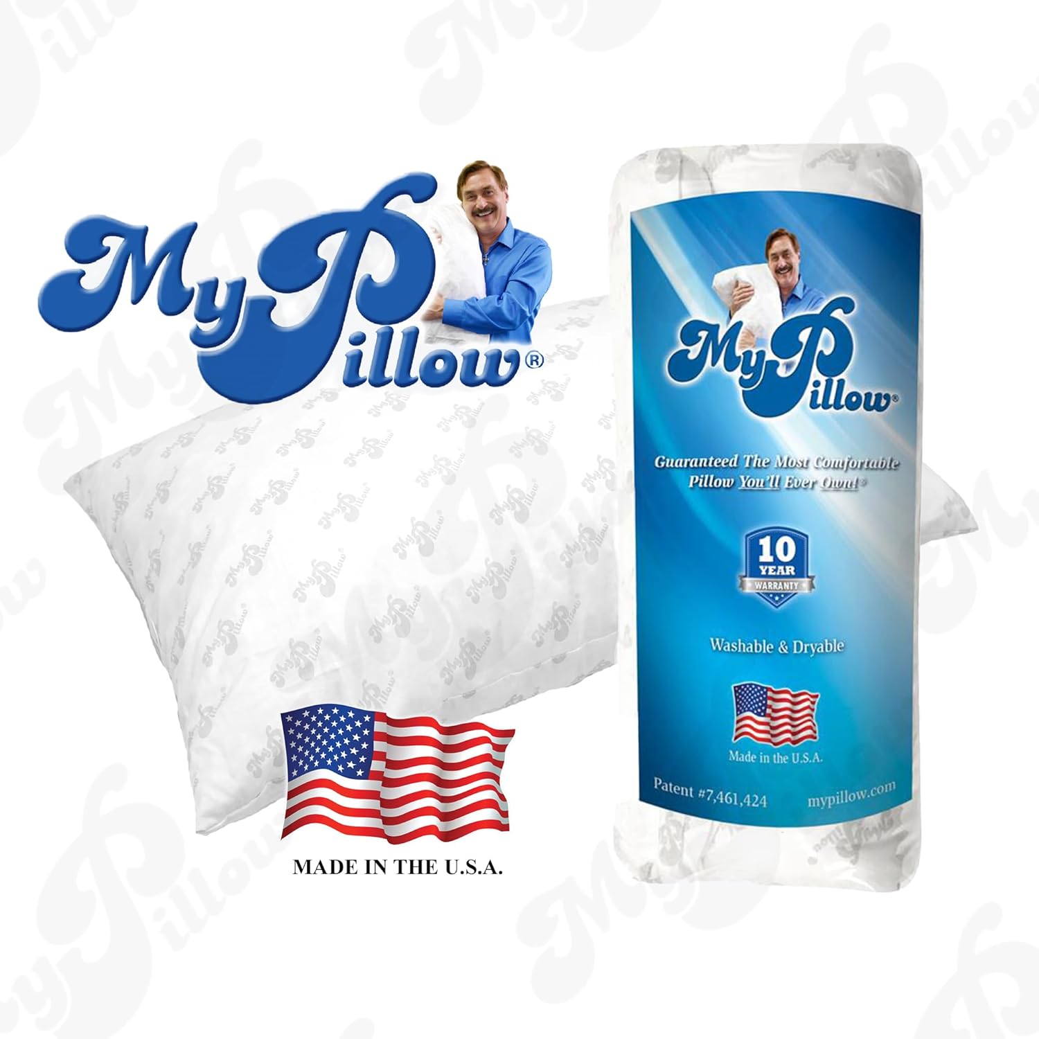 MyPillow Bedding Bed Pillows for Sleeping King Size, Gusseted for Back, Stomach or Side Sleepers - My Pillow Premium Pillow [King, Most…