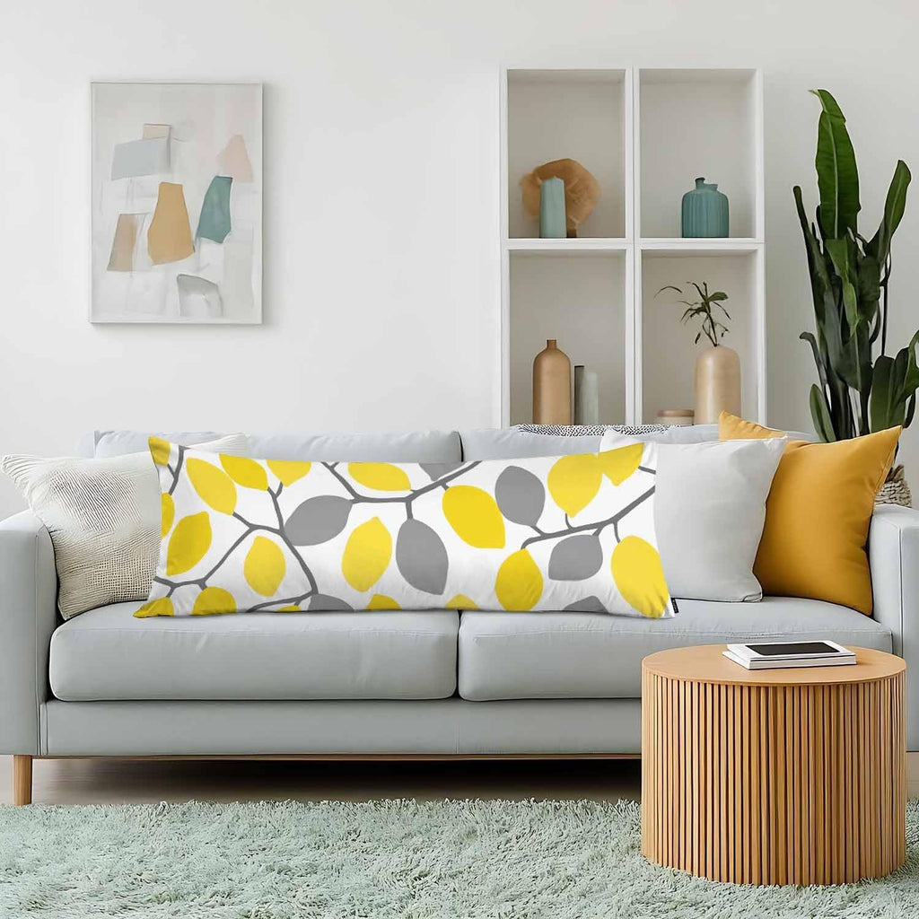 Lemon Rectangle Body Pillow Covers Lemon Tree Branch 20"X54" Couch Body Pillow Pillowcase Decorative Home Body Pillows Bed Pillow Cushion…