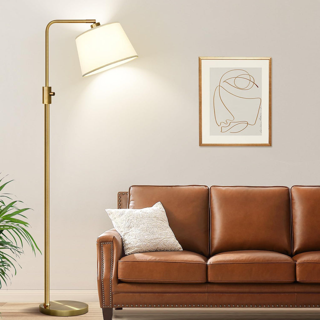 Nintiue Dimmable Floor Lamp, 1000 LM LED Edison Bulb Included, Arc Floor Lamps for Living Room Modern Standing Lamp Tall Lamps for Living…