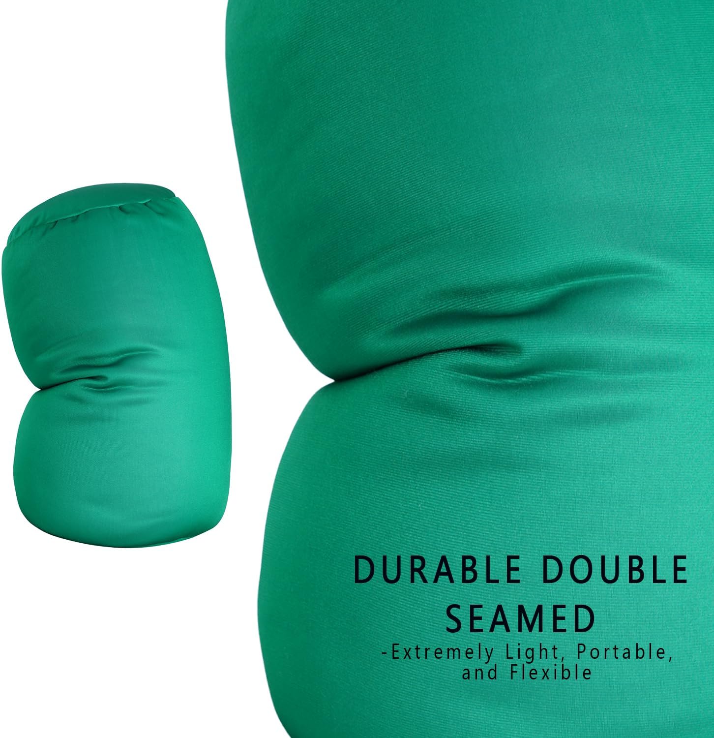 Squishy Microbead Neck Pillow, 7Inch x 12Inch Soft Travel Body Bed Pillow Bean Pillow for Kids Adult Chair Sleeping Car Seat, Fun…