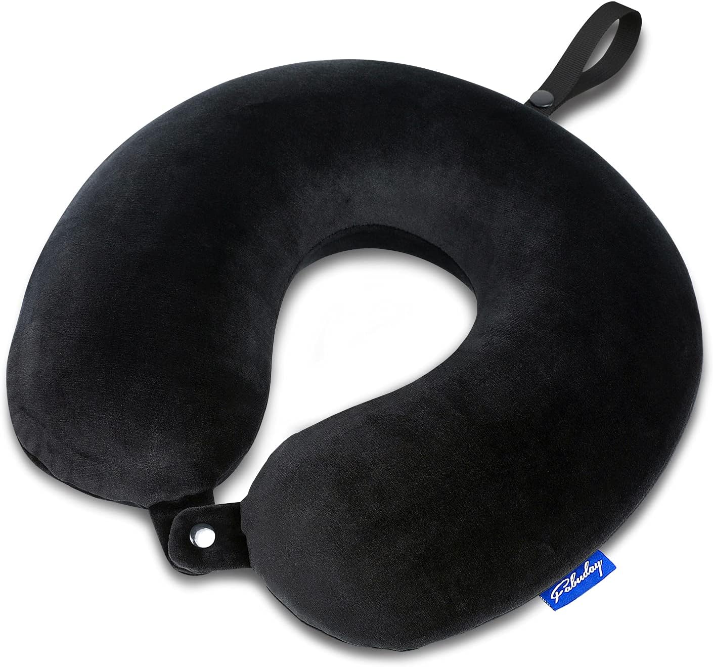 Fabuday Memory Foam Travel Pillows for Airplanes - Neck Pillow for Traveling with Attachable Snap Strap Soft Washable Cover, Flight Pillow…