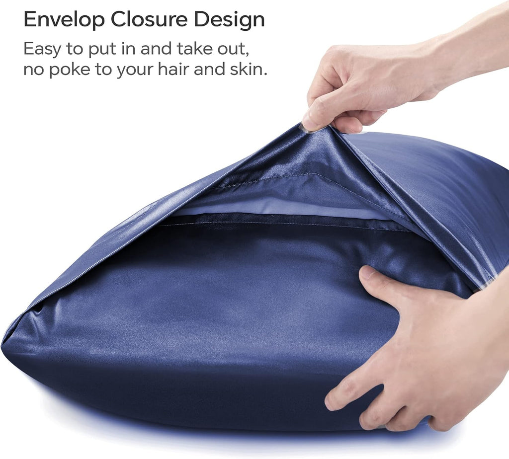 Bedelite Satin Body Pillow Cover, Super Soft and Cooling Body Pillow Pillowcase for Hair and Skin, Breathable Silky Full Long Pillowcase Co…