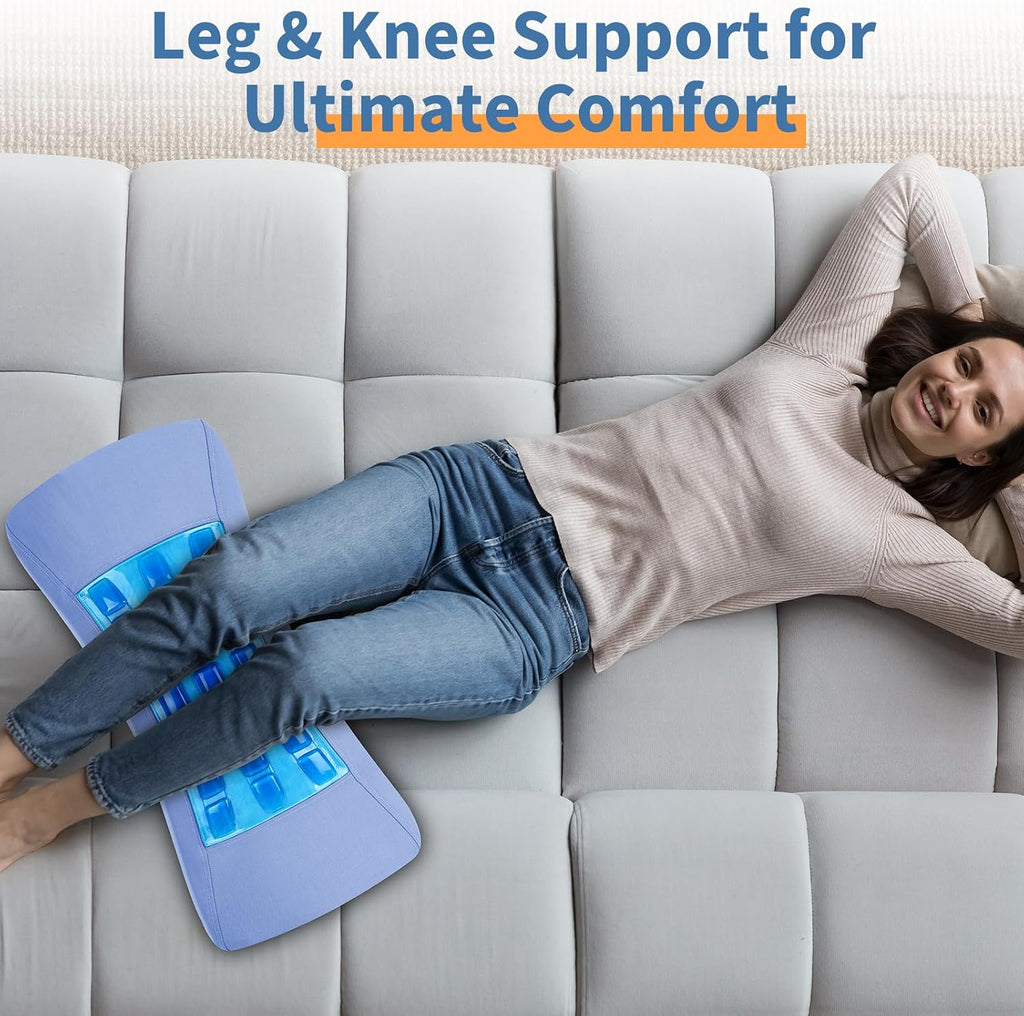 VamorryDirect Lumbar Support Pillow for Bed Relief Lower Back Pain with Cooling Gel: Sciatica Lower Back Pillow for Sleeping-Memory Foam Wa…