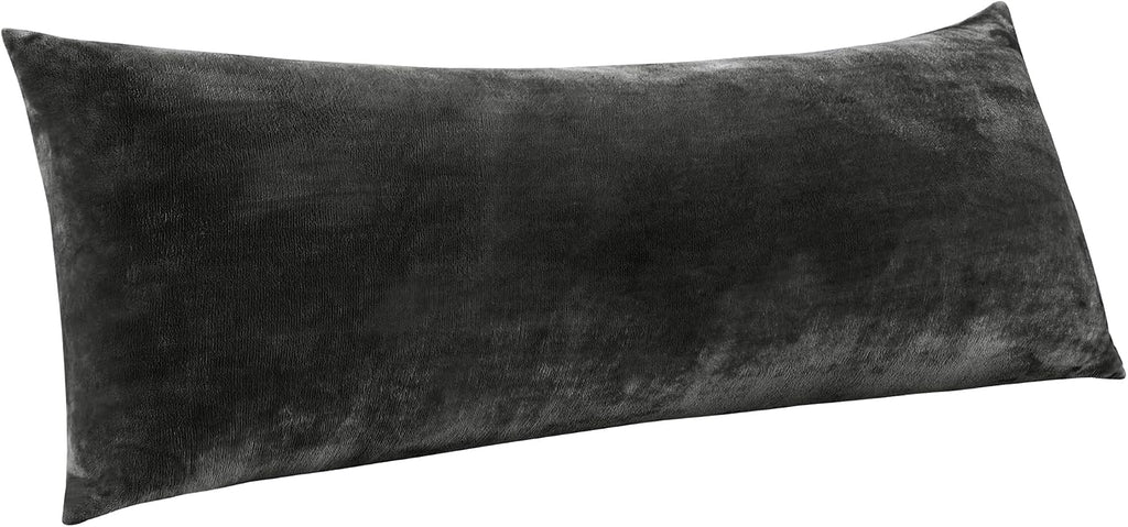 Bedelite Body Pillow Cover with Zipper Closure, Super Soft and Cozy Fuzzy Fleece Pillowcase 20 x 54 Inches, Luxury Fluffy Plush Long Body P…