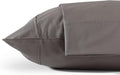 Linen Home 100% Cotton Percale Pillowcases King Size, Charcoal, 2 Pieces of Pillow Case, Crisp and Cool Strong Bed Linen, 20 inches X 36…