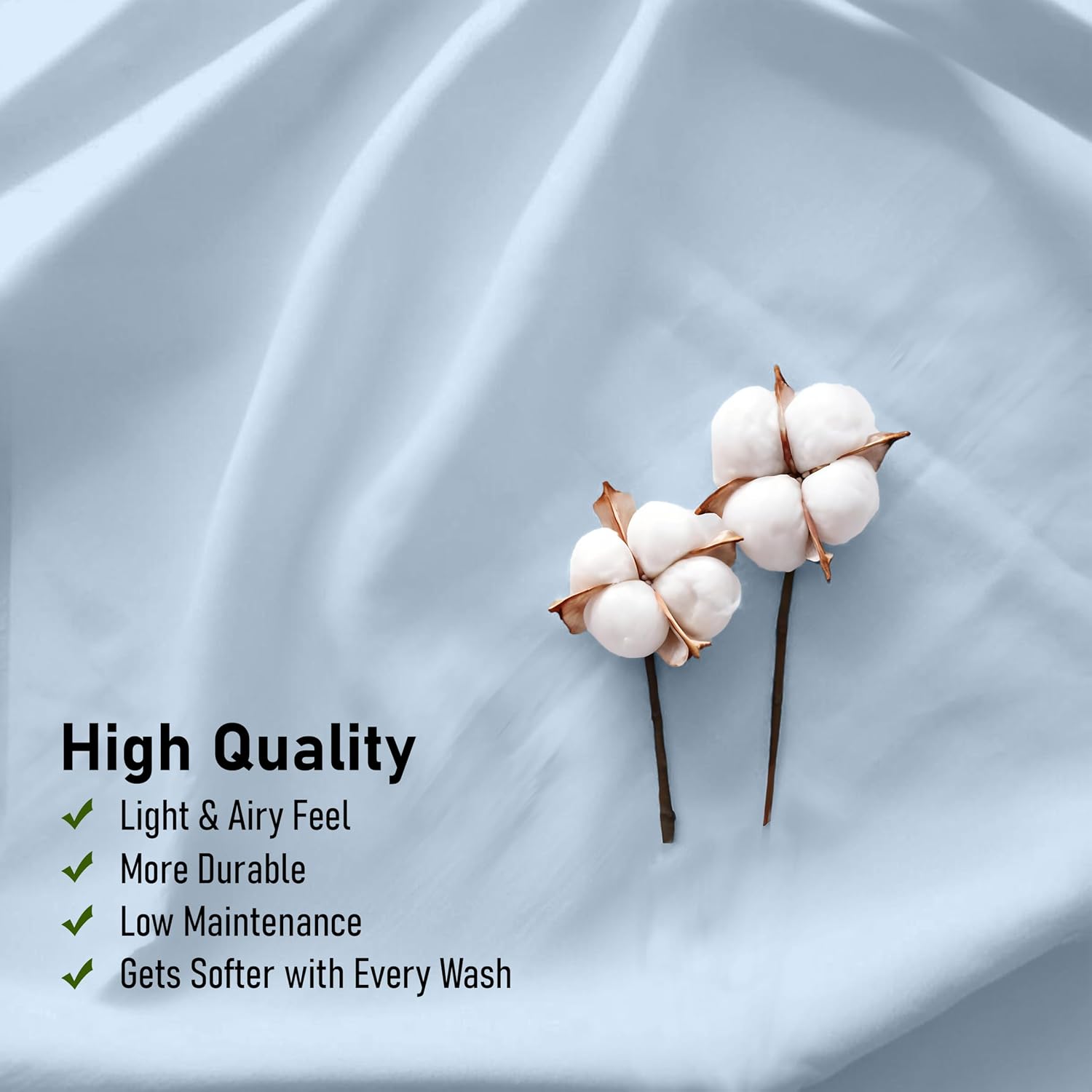 Ruvanti 100% Cotton Percale Sheets Twin XL Size – Crisp Cooling Bed Sheets for Hot Sleepers, Deep Pocket 16”, Soft Breathable & Durable Hot…