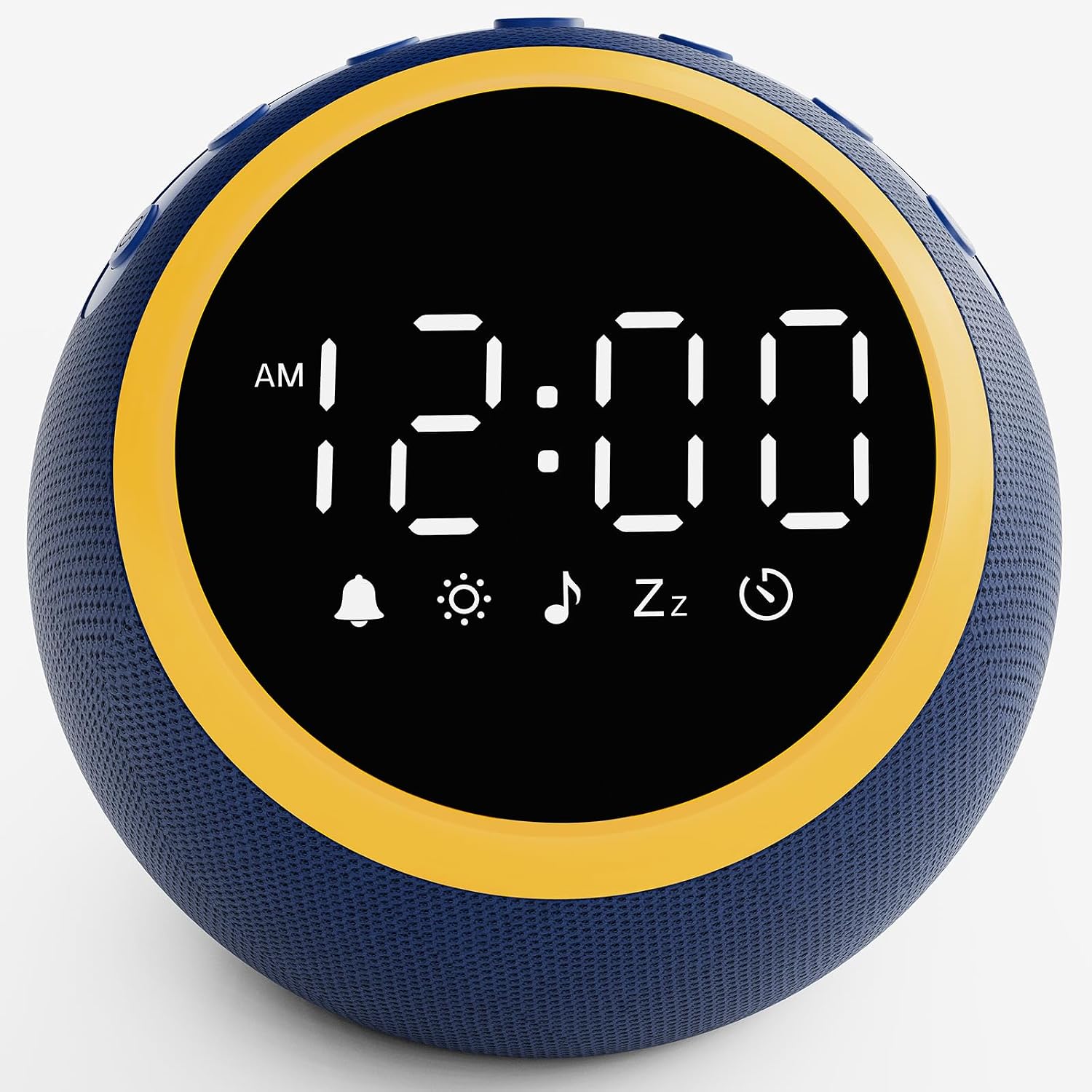 White Noise Sound Machine with Clock: Alarm Clocks, 30 Soothing Sounds, 10 Soft Wake-Up Sounds, 32 Adjustable Volume & Timer, Memory…