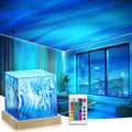 VoMii Northern Lights Projector,16 Colors Luminorthe Cube Lamp with Dynamic Wave Effect, Aurora Glow Lamp Ambient Lighting with Remote for…
