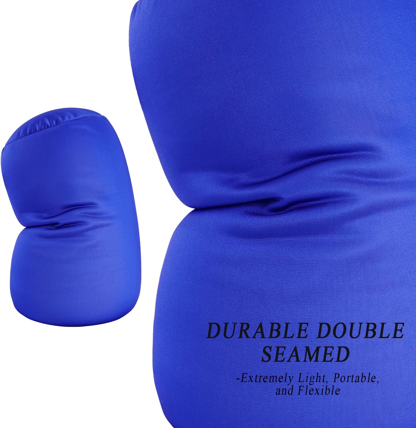 Microbead Neck Body Pillow Tube Microbead Bolster Bean Smooth Cool Pillow Neck Cervical Roll Pillow for Sleeping 7 x 12Inch Throw Travel…