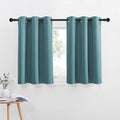 NICETOWN Blackout Curtains - Elegant Home Grommet Design Small Window Curtain Panels for Kitchen/Bathroom/Half Window Christmas Decor…
