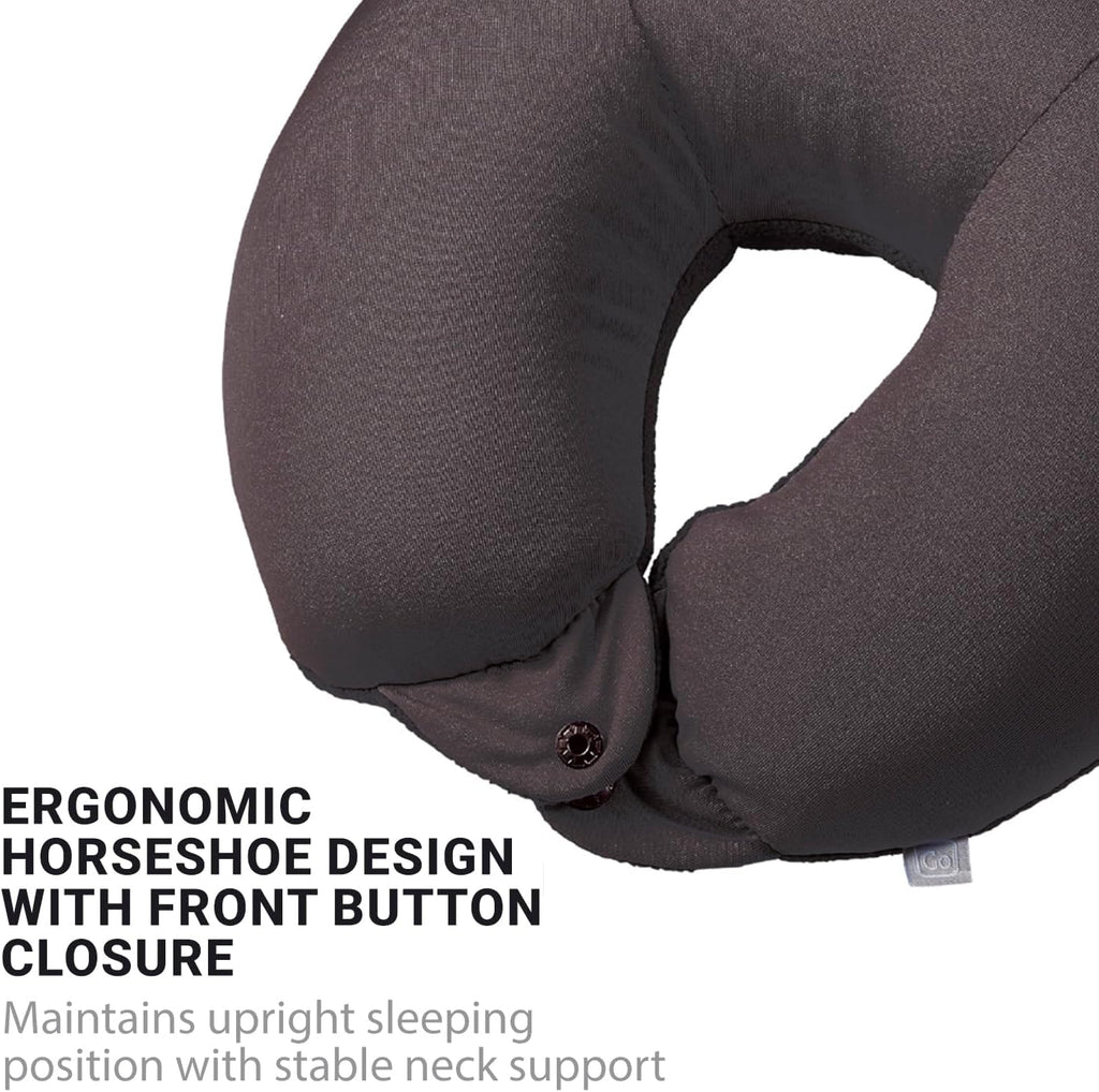 Classic Bean Sleeper, Comfortable Travel Pillow Filled with Micro Polybeans, Neck Pillow for Uninterrupted Sleep, Ideal for Airplane…