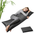 MR&HM Cooling Body Pillow Case 20"x54", Body Pillow Cover for Hot Sleepers, Breathable & Moisture Wicking, Soft Envelope Long Pillowca…