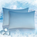 Luxear Cooling Pillow Cases, 2 Pack King Size Arc-Chill Q-max > 0.5 Gradient Cool Pillowcases for Hair Skin, Breathable Silky Cooling Summer…