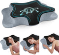 CHxxy Cervical Neck Pillow for Sleeping, Memory Foam Pillows, Ergonomic Side Sleeper Pillows, Cooling Orthopedic Neck Support Pillow for Ba…