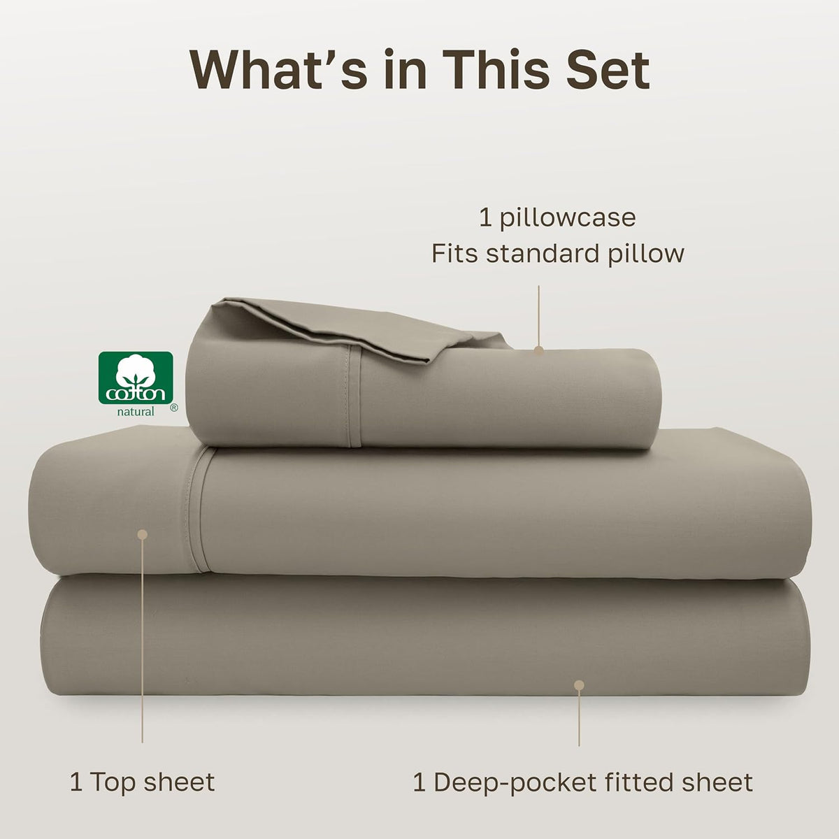 CaliforniaDesignDen California Design Den Soft 100% Cotton Bed Sheets Twin Size Set, 400 Thread Count Good Housekeeping Award Winner, Silky…