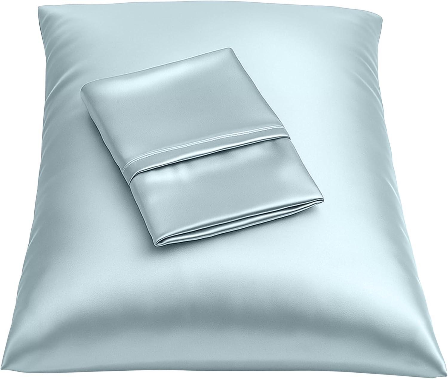 Blissford Satin Pillowcase with Zipper, for Hair and fabric comfort, Feels Soft and Cool Like a Silk Pillowcase, Satin Pillow Cases 2…