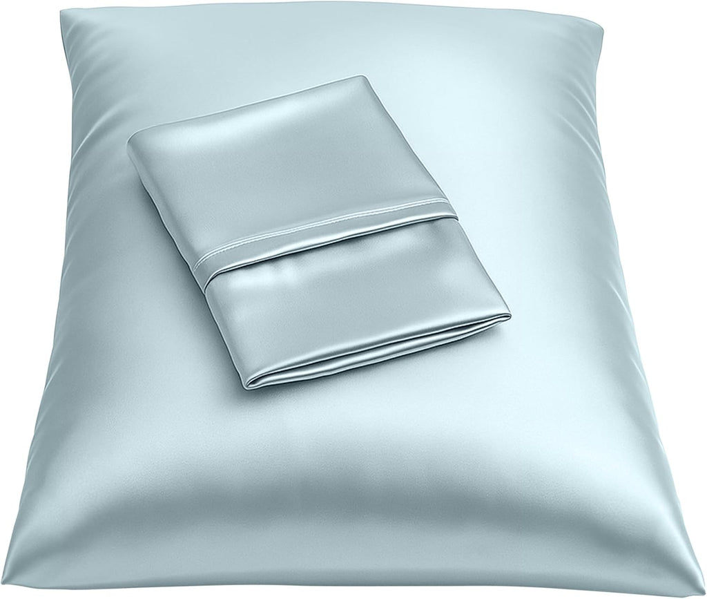Blissford Satin Pillowcase with Zipper, for Hair and fabric comfort, Feels Soft and Cool Like a Silk Pillowcase, Satin Pillow Cases 2…