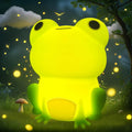 Frog Night Light, Frog Gifts, Cute Silicone Nursery Rechargeable Dimmable Bedside Lamp, Kids' Bedroom Decor, Gift for Children, Teens…